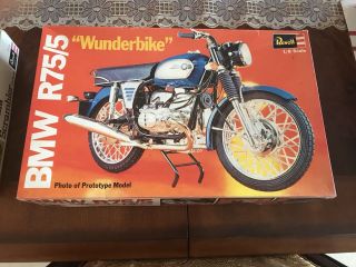 Bmw R75/5 Motorcycle Revell 1/8 Model