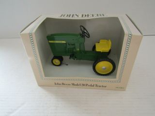 Toy Tractor Ertl John Deere Model 20 Pedal Tractor Miniature Mini