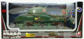 Ray 23 M4a3 Tank 1/32 Diecast With Figure