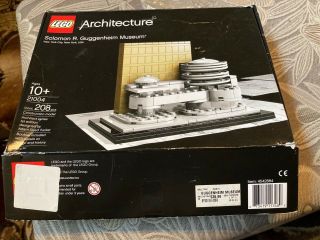 Frank Lloyd Wright Lego Toys 21004 Guggenheim Museum Ny Building Set