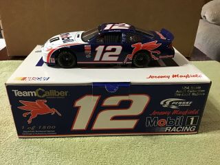 2001 Team Caliber Owners Jeremy Mayfield 12 Mobil 1 Diecast Nascar 1/24