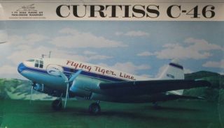 Williams Bros 1:72 Curtiss C - 46 Twin Engine Transport Plastic Kit 72 - 346ux