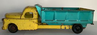 Vintage Structo Dump Truck,  Pressed Steel Toy Vehicle,  (v30)