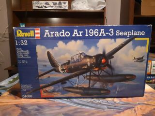 Arado Ar 196 A - 3 Seaplane Revell 1/32 04688 Open Box Parts