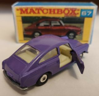 Matchbox lesney 67 VW saloon 160TL Custom /Crafted box 3