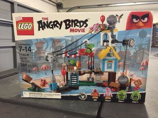 Lego The Angry Birds Movie 75824 Pig City Teardown - & Box Wear