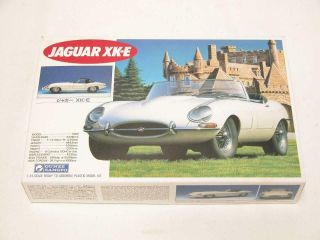 1/24 Gunze Sangyo Jaguar Xk - E Sports Car Convertible Plastic Scale Model Kit 182