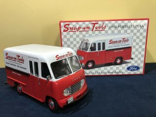 2002 Crown Premium Snap - On Tools 1950 Ford Stepvan Diecast 1:24 Scale Coin Bank