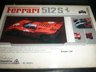 Union Mc - 16 Ferrari 512 S Le Mans Car Model Car Mountain 1/24 Nib