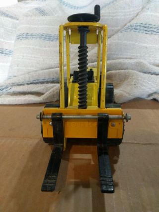 Vintage Tonka Mini Fork Lift,  Pressed Steel Toy 3