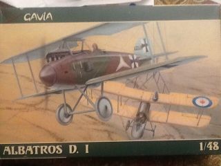 Gavia/eduard 1/48 Scale Albatros D.  I; 015/0907; 2004 In Plain White Box/lid; Oop