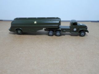 French Dinky Meccano Military Trailer And France Jouet Gmc Tractor