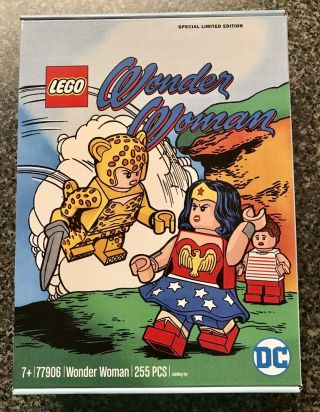 2020 Exclusive Dc Wonder Woman Lego Set (77906) Cheetah Sdcc In Hand