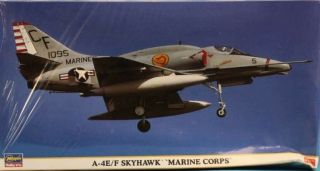 Hasegawa 1:48 A - 4 E/f Skyhawk Marine Corps Plastic Model Kit 09486u
