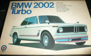Entex 9026 Bmw 2002 Turbo Kit 1/20 Model Car Mountain Nib
