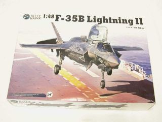 1/48 Kitty Hawk F - 35b Lightning Ii Vtol Jump Jet Plastic Model Kit Parts