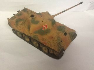 Academy 1/25 German Panzerkampfwagon V Ausf G Panther built painted Tank 3