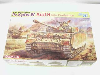 1/35 Dragon Dml Pzkpfw Iv Ausf H Last Prod.  German Tank Plastic Model Kit 6300