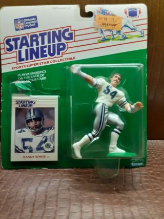 1988 Starting Lineup Football Slu Randy White Dallas Cowboys.