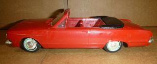 B14 1963 Plymouth Valiant Convertible Red Project Built 1/25 Model Car Mountain