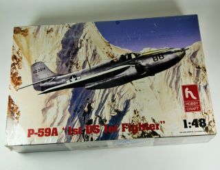 Hobbycraft 1/48 Scale Bell P - 59a Airacomet " 1st U.  S.  Jet Fighter " Hc1439 Model