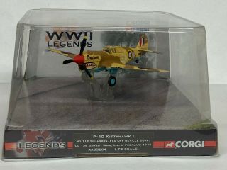 Corgi Aviation Archive 1/72 P - 40 Kittyhawk 1 Neville Duke,  Aa35204,  Fine Diecast