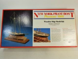 Model Shipways Wooden Ship Model Kit - York Pilot Boat - Phantom - 1868 (all P