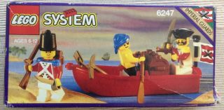 Vintage 1992 Lego 6247 Imperial Guards “bounty Boat”,  Factory.