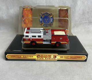 Code 3 Fire Engine City Of Louisville 1/64th Die - Cast Truck Limited Edition
