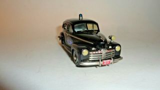 1946 FORD MISSOURI STATE HIGHWAY PATROL POLICE CAR BY WESTERN MODELS,  1/43 2