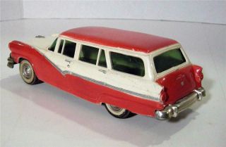 Dealer Promo Model Car - 1956 Ford Country Sedan Station Wagon - Red &White 2