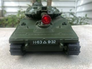 Vintage Toy Army Tank 13c 619 Plastic Toy Made In Hong Kong 8 " X 4 " X 4 " 60 - 70 
