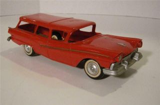 Dealer Promo Model Car - 1957 Ford Country Sedan Station Wagon - Flame Red