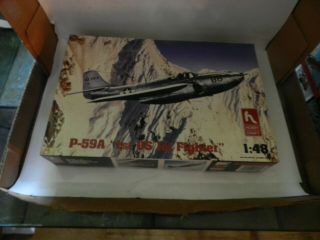 Hobby Craft 1:48 Scale P - 59a " First Us Jet Fighter " Plastic Model Kit