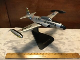Vintage Toys & Models Corp 1:48 Scale Lockheed T - 33a Fighter Jet - Desktop Display