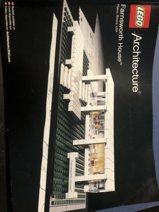LEGO Architecture Farnsworth House (21009) Complete Set.  (No box) 2