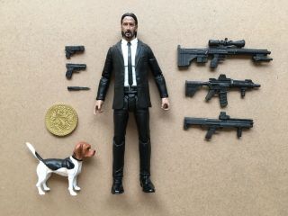 Diamond Selects John Wick 7” Action Figure Loose Complete White Shirt