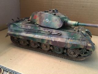1/35 Tamiya Built King Tiger German Tank,  Please Check Photos 2