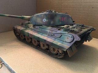 1/35 Tamiya Built King Tiger German Tank,  Please Check Photos 3
