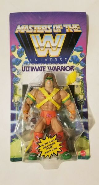 Mattel Wwe Masters Of The Universe Ultimate Warrior Action Figure