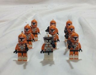 ⭐️ Lego Star Wars (7913) Bomb Squad Clone Troopers.  Orange Clone Troopers.