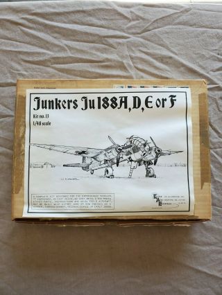 1/48 Koster Junkers Ju 188 A,  D,  E,  F Vacuum Formed