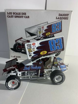 Danny Lasoski 1:25 Die - Cast Beef Packers Sprint Car
