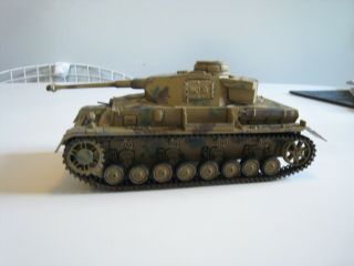 Pro Built Wwii German Pz Iv Ausf D Model Kit 1/35 Scale - Hand Painted & Detail