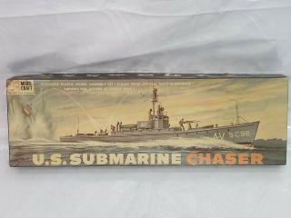 Itc Model Craft Motorized U.  S.  Submarine Chaser - Ideal Toy Co.