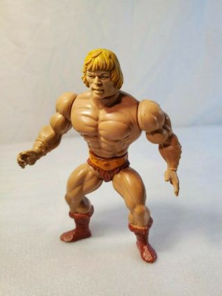 Vintage 1982 Motu Masters Of The Universe He - Man Figure Mattel