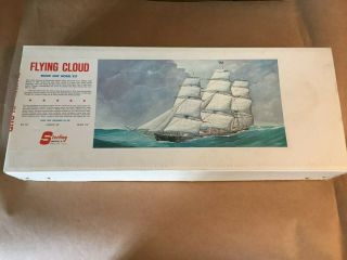 Vintage Clipper Ship Flying Cloud Wooden Ship Kit By Sterling 26 "