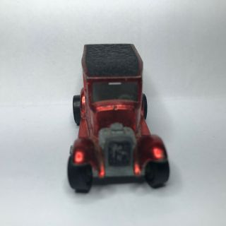 1968 Hot Wheels Red Line Redline Classic 31 Ford Woody Red With Black interior 3