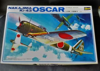 1/32 Hasegawa Ww2 Japanese Nakajima Ki - 43 Oscar Fighter Aircraft Model Kit