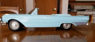 1961 Ford Sunliner Convertible Light Blue Promo Car By Amt